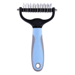 Living today Pet Grooming Brush Double Sided Shedding Comb for Dogs and Cats-Petroom