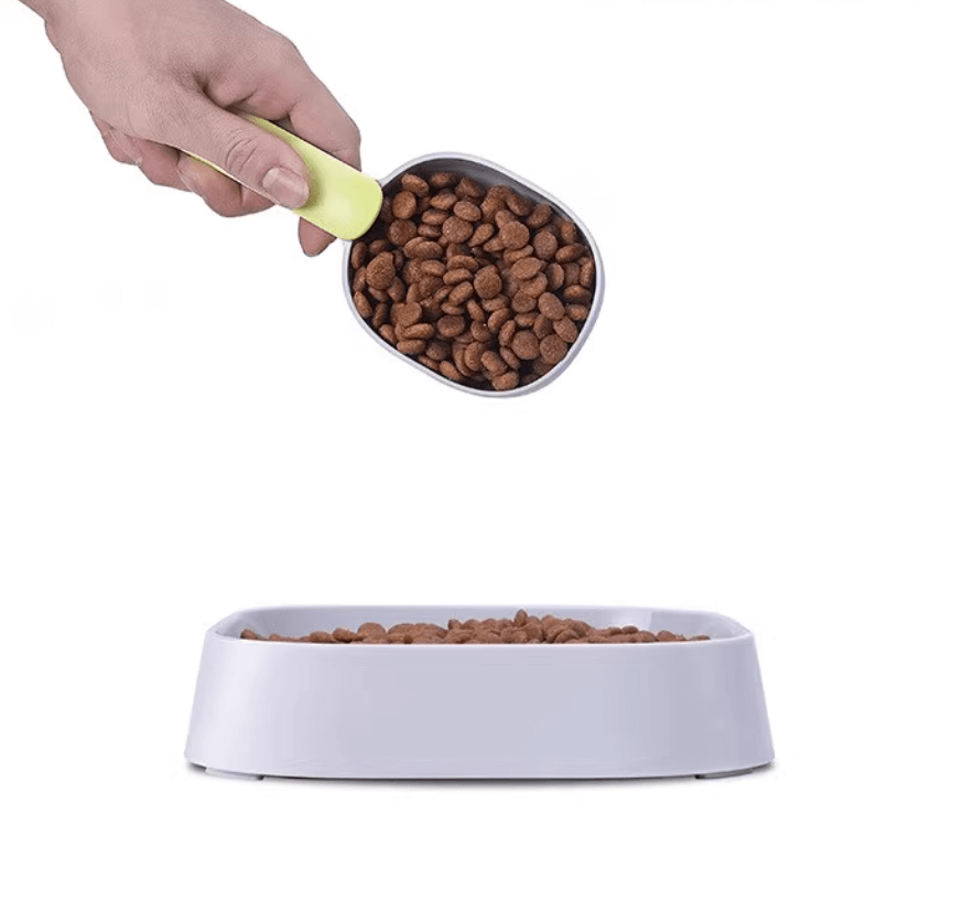 Long Handle With Clip Pet Food Scoop For Dog And Cat-Petroom