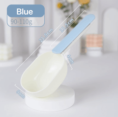 Long Handle With Clip Pet Food Scoop For Dog And Cat-Petroom