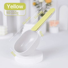 Long Handle With Clip Pet Food Scoop For Dog And Cat-Petroom