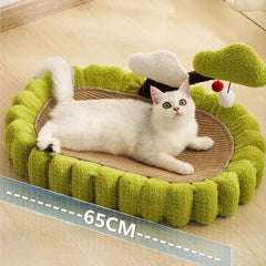 Lucky Tree Style Cat Scratching Board & Cat Bed-Petroom