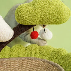 Lucky Tree Style Cat Scratching Board & Cat Bed-Petroom