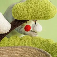 Lucky Tree Style Cat Scratching Board & Cat Bed-Petroom