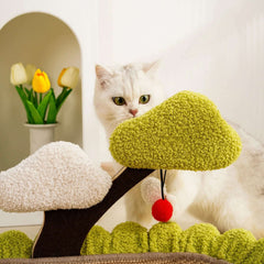 Lucky Tree Style Cat Scratching Board & Cat Bed-Petroom