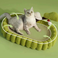 Lucky Tree Style Cat Scratching Board & Cat Bed-Petroom