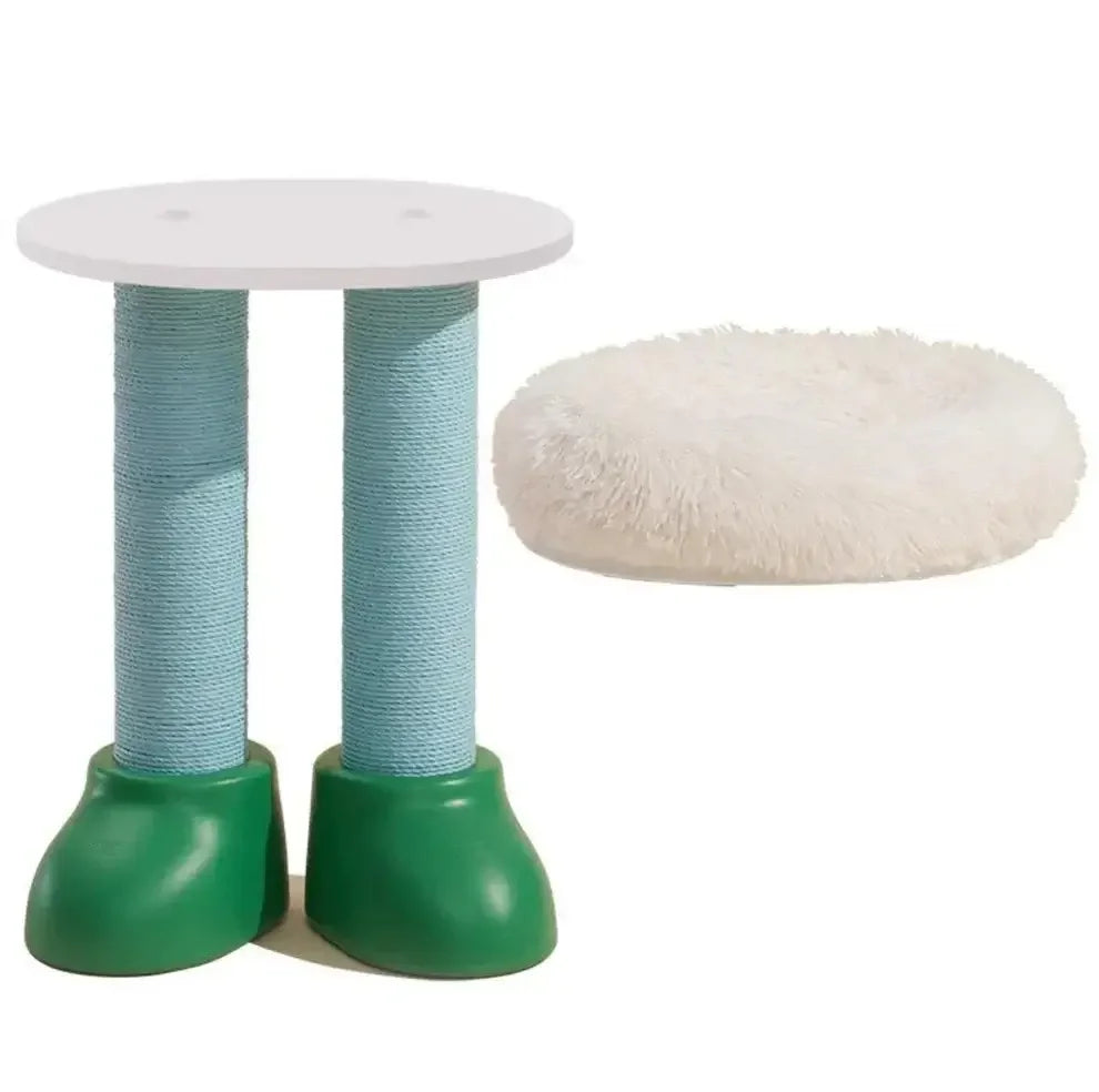 MAKESURE 3-in-1 Cat Scratcher, Bed, and Side Table - Stylish Feline Furniture-Petroom