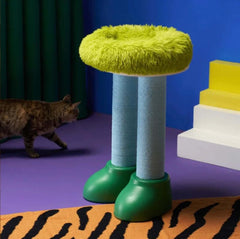 MAKESURE 3-in-1 Cat Scratcher, Bed, and Side Table - Stylish Feline Furniture-Petroom