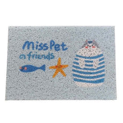 MISSPET Cute Cat Litter Trapping Mat 50x30 cm-Petroom