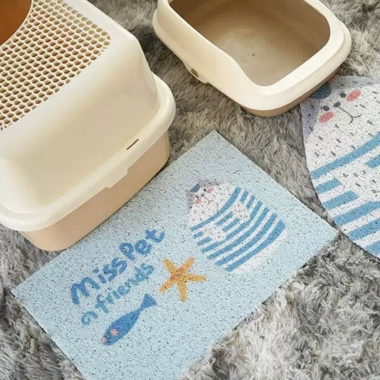 MISSPET Cute Cat Litter Trapping Mat 50x30 cm-Petroom MISSPET Cute Cat Litter Trapping Mat 50x30 cm-Petroom