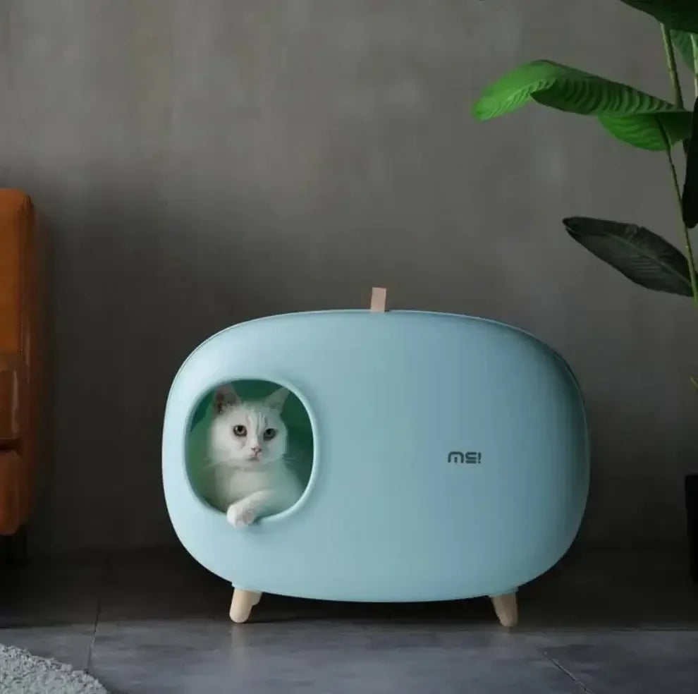 Makesure All In One Storage Cat Litter Box-Petroom