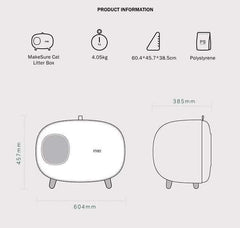 Makesure All In One Storage Cat Litter Box-Petroom