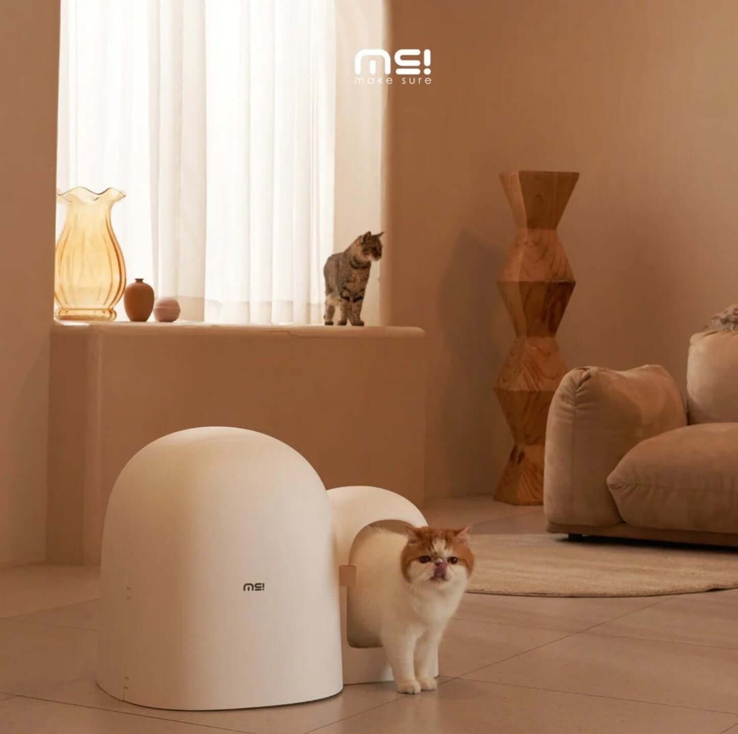 Makesure Cat Litter Box MAX Ideal for large cats-Petroom