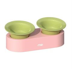 Makesure Jingle 2-in-1 Ceramic Pet Bowl Set for Food & Water Cat Bowls-Petroom