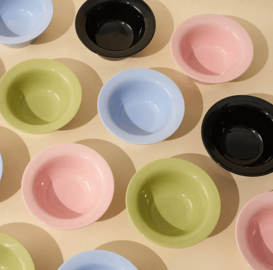 Makesure Jingle 2-in-1 Ceramic Pet Bowl Set for Food & Water Cat Bowls-Petroom