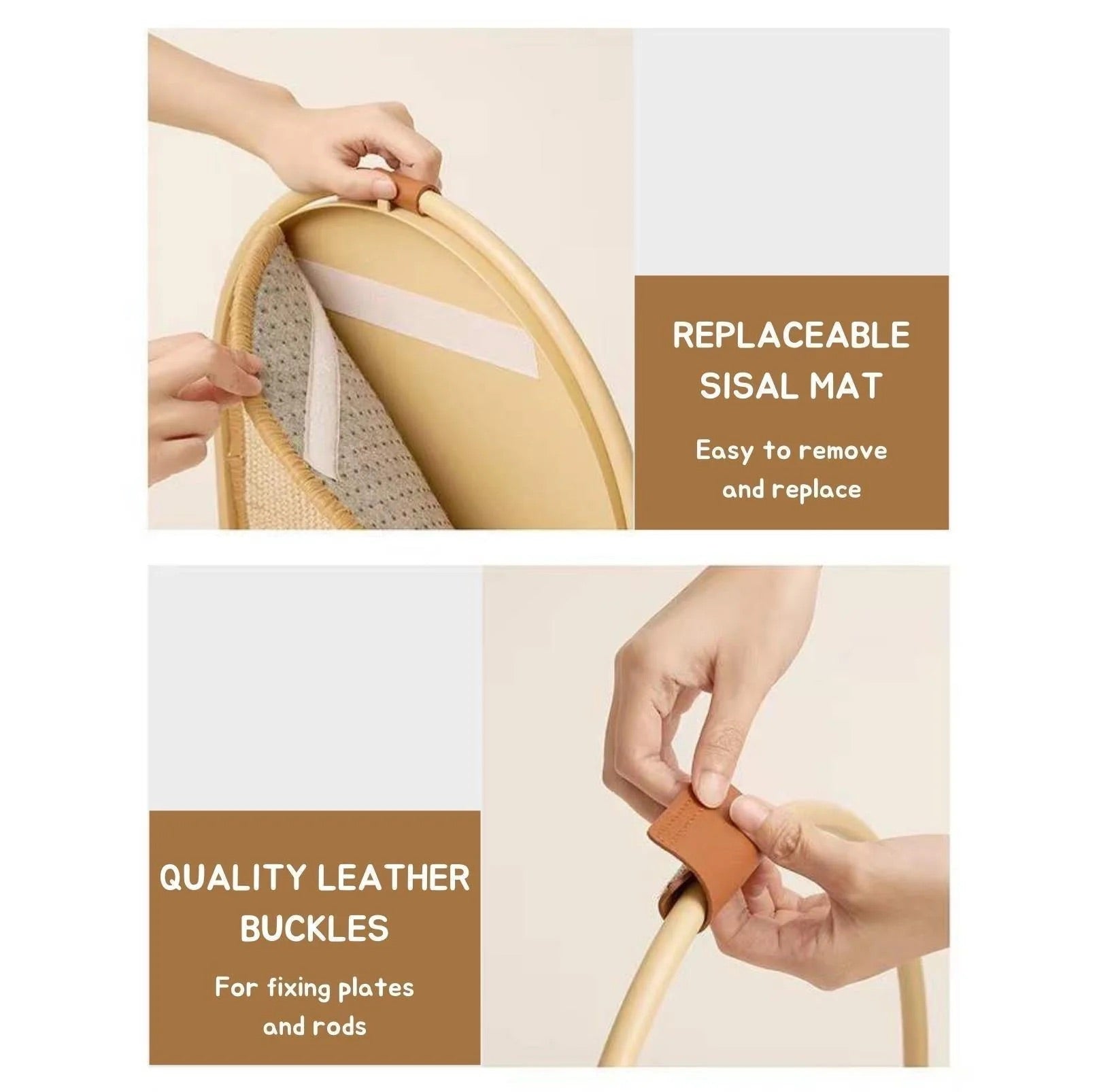 Makesure Multifunctional Cat Scratcher | Sisal Standing Scratching Board-Petroom