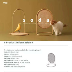 Makesure Multifunctional Cat Scratcher | Sisal Standing Scratching Board-Petroom