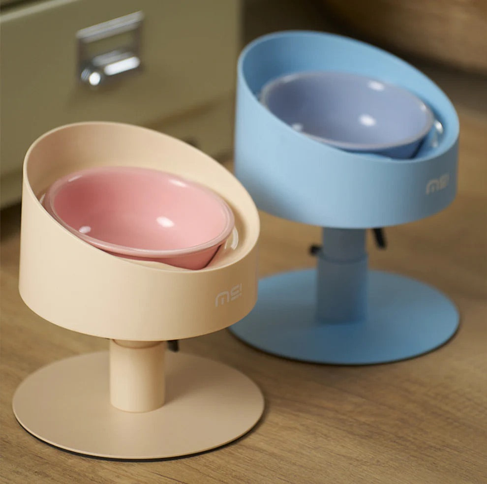 Makesure Sunflower Adjustable Pet Food Bowl-Petroom