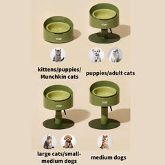 Makesure Sunflower Adjustable Pet Food Bowl-Petroom