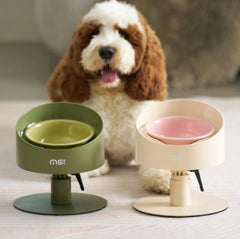 Makesure Sunflower Adjustable Pet Food Bowl-Petroom