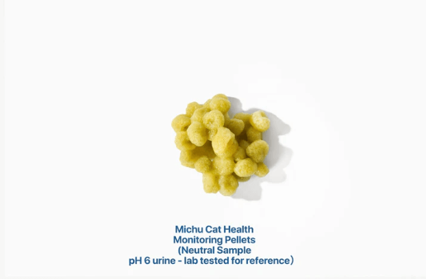 Michu Cat Health Monitoring Pellets - Colour Changing Indicators For Home Urine Testing-Petroom