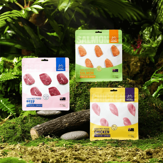 Michu Freeze-Dried Raw Pet Food Dog & Cat Treat 150g - Made in Australia-Petroom