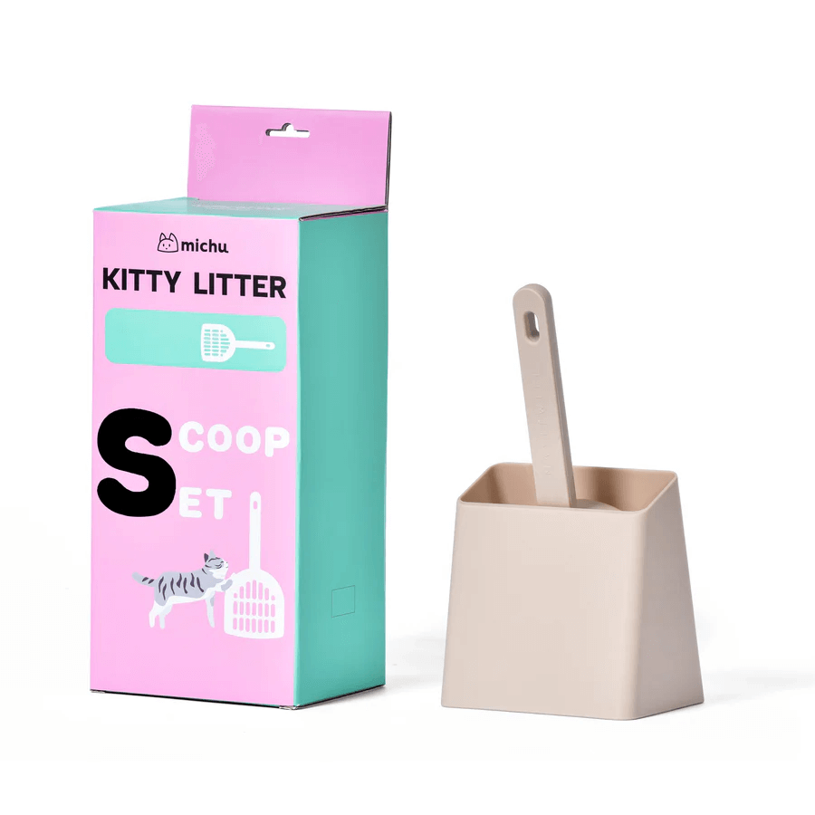 Michu Long-Handle Cat Litter Scoop-Petroom