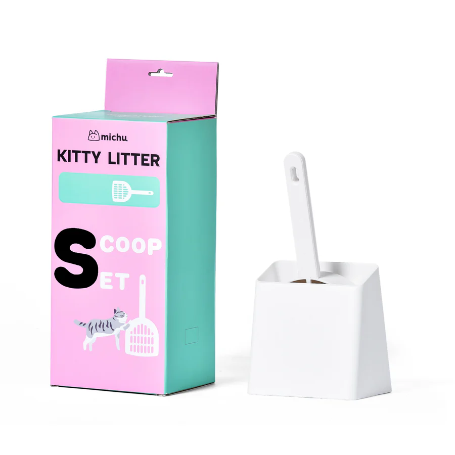 Michu Long-Handle Cat Litter Scoop-Petroom