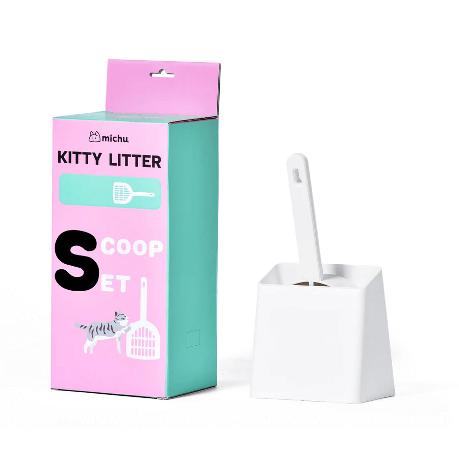 Michu Long-Handle Cat Litter Scoop-Petroom
