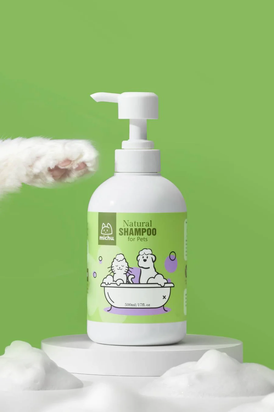 Michu Pet Shampoo - Australia's Best Natural Pet Shampoo for a Shiny Coat-Petroom