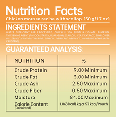 Michu Rainbow Mousse Wet Cat Food 5 Flavours- Complete Food/Wet Mixer and Topper 10pcs/Pack-Petroom