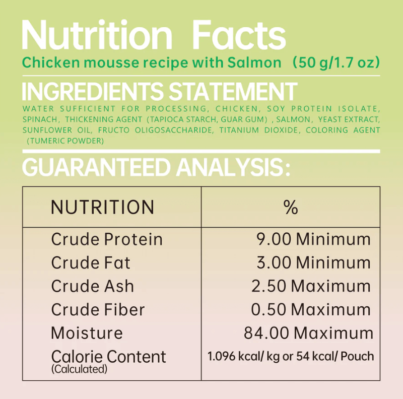 Michu Rainbow Mousse Wet Cat Food 5 Flavours- Complete Food/Wet Mixer and Topper 10pcs/Pack-Petroom