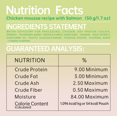 Michu Rainbow Mousse Wet Cat Food 5 Flavours- Complete Food/Wet Mixer and Topper 10pcs/Pack-Petroom