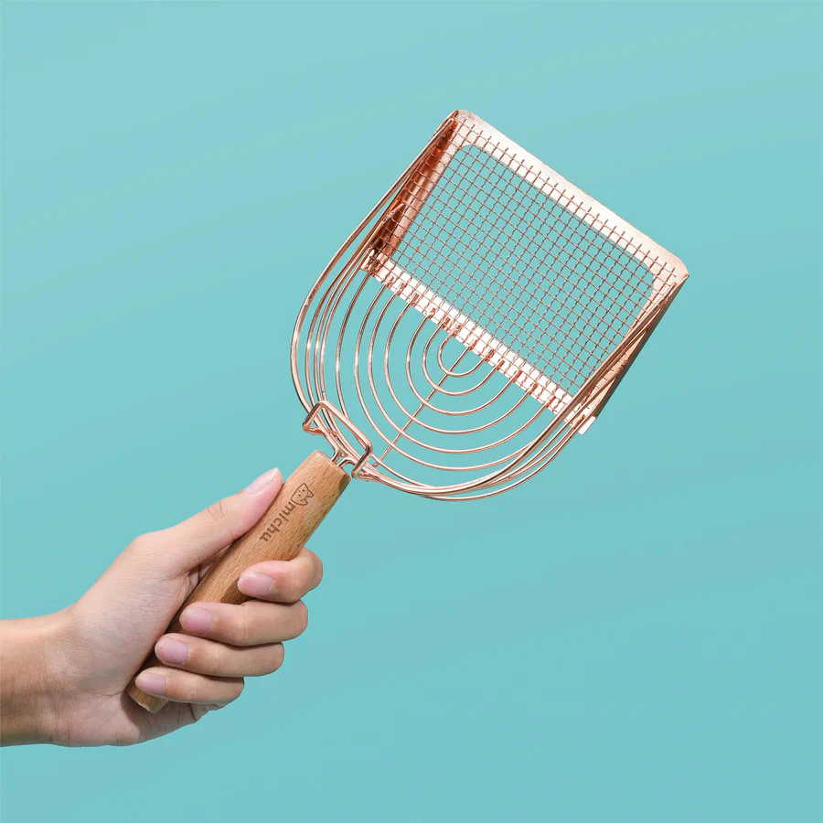 Michu Stainless Steel Cat Litter Scoop - 2 Styles-Petroom