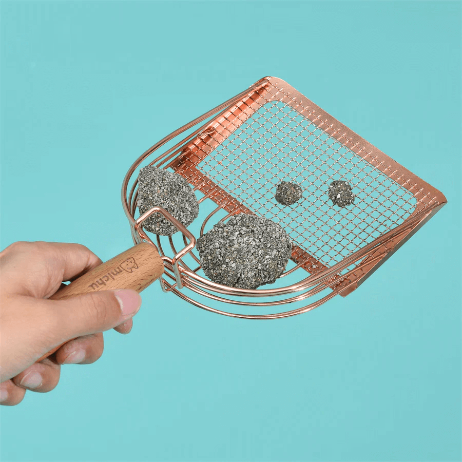 Michu Stainless Steel Cat Litter Scoop - 2 Styles-Petroom