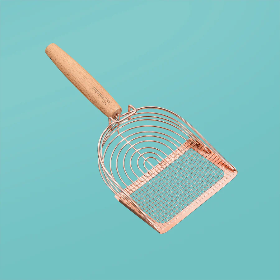 Michu Stainless Steel Cat Litter Scoop - 2 Styles-Petroom