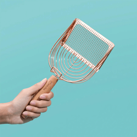 Michu Stainless Steel Cat Litter Scoop - 2 Styles-Petroom