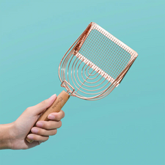 Michu Stainless Steel Cat Litter Scoop - 2 Styles-Petroom