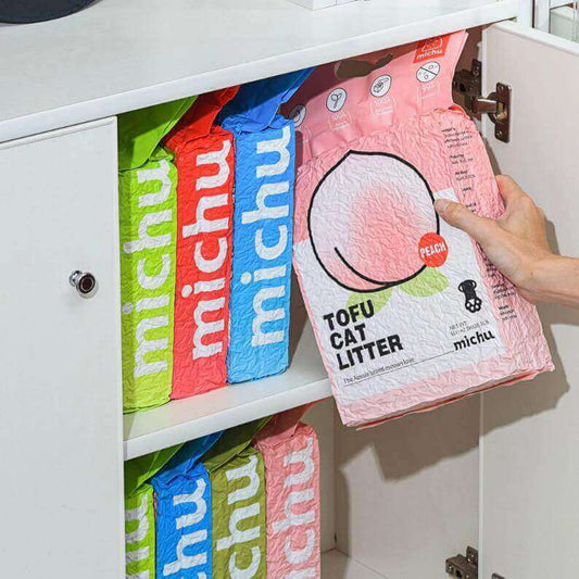 Michu Tofu Cat Litter Gen3 6L- Dust-Free and Natural Clumping-Petroom