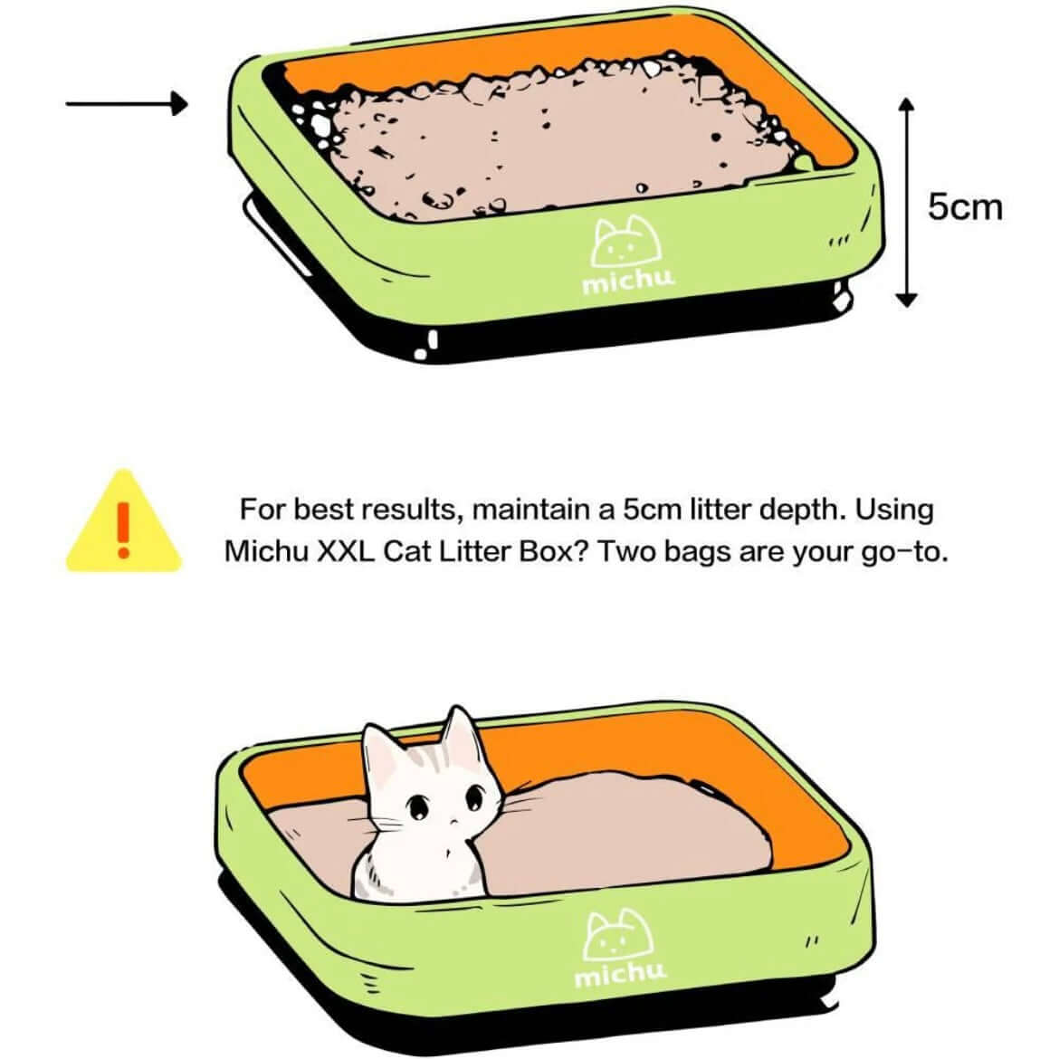 Michu Tofu Cat Litter Gen3 6L- Dust-Free and Natural Clumping-Petroom