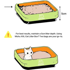 Michu Tofu Cat Litter Gen3 6L- Dust-Free and Natural Clumping-Petroom