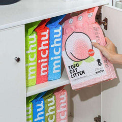 Michu Tofu Cat Litter Gen3 6L- Dust-Free and Natural Clumping-Petroom