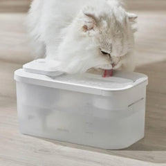 Michu Wireless Cat Water Fountain - Battery Operated Dispenser for Healthy Hydration-Petroom