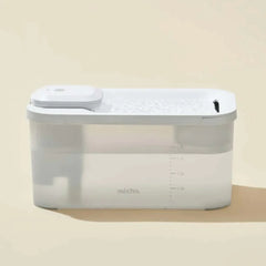 Michu Wireless Cat Water Fountain - Battery Operated Dispenser for Healthy Hydration in sleek design.