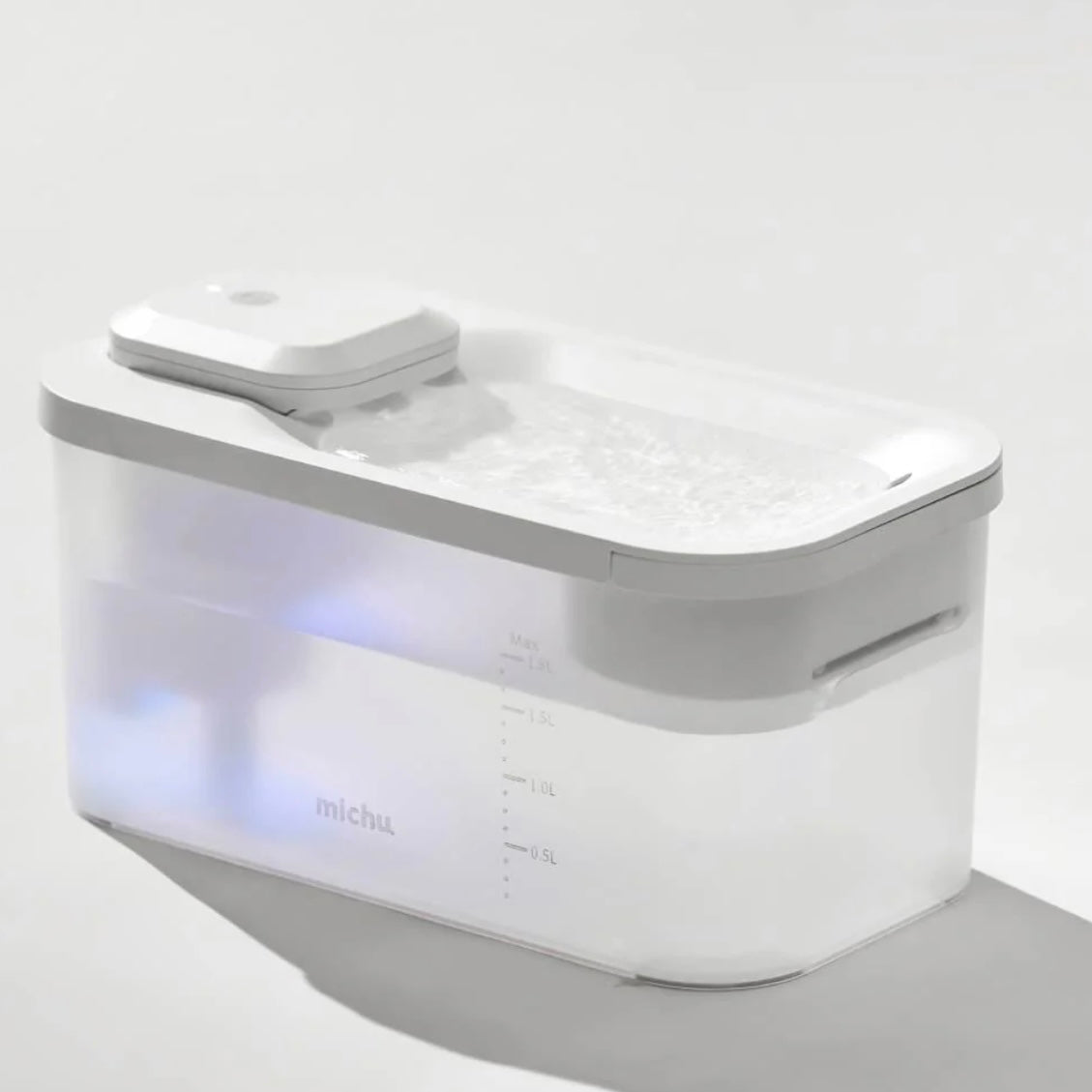 Michu Wireless Cat Water Fountain - Battery Operated Dispenser for Healthy Hydration-Petroom