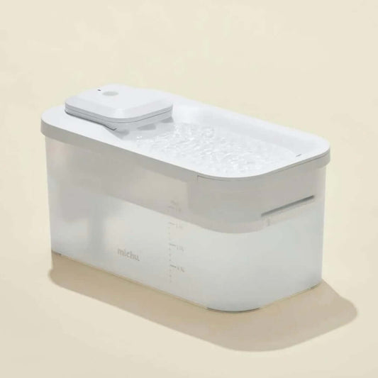 Michu Wireless Cat Water Fountain - Battery Operated Dispenser for Healthy Hydration-Petroom