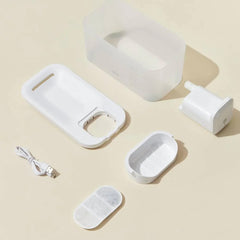 Michu Wireless Cat Water Fountain - Battery Operated Dispenser for Healthy Hydration-Petroom