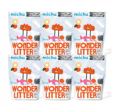 Michu Wonder Litter - Plant-Based & Automatic-Box Friendly 2.5kg/6L-Petroom
