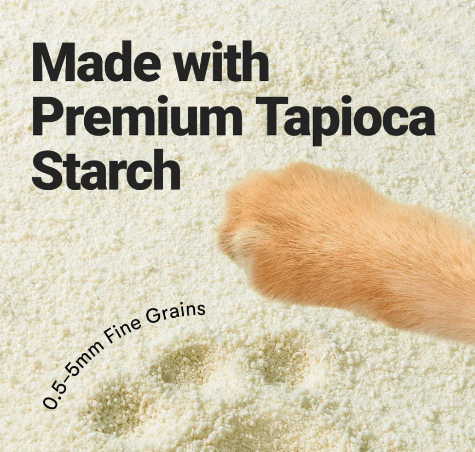Michu Wonder Litter - Automatic Litter Box Solution 2.5kg/6L made with premium tapioca starch