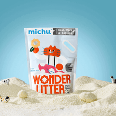 Michu Wonder Litter - Plant-Based & Automatic-Box Friendly 2.5kg/6L-Petroom