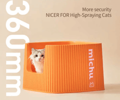Michu XXL Deluxe Cat Litter Box-Petroom